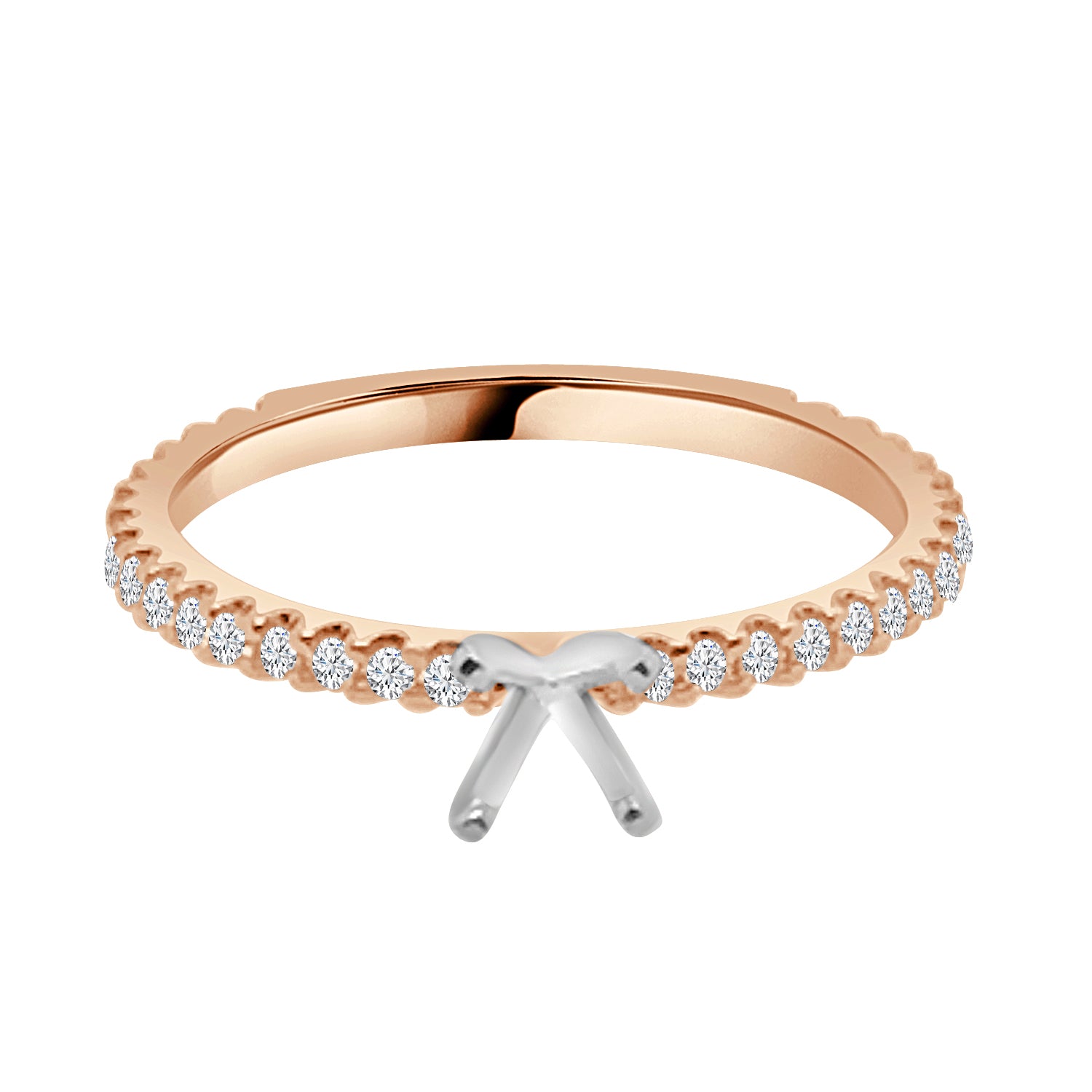 14 Karat Yellow Gold 3/4 Carat Engagement Mounting