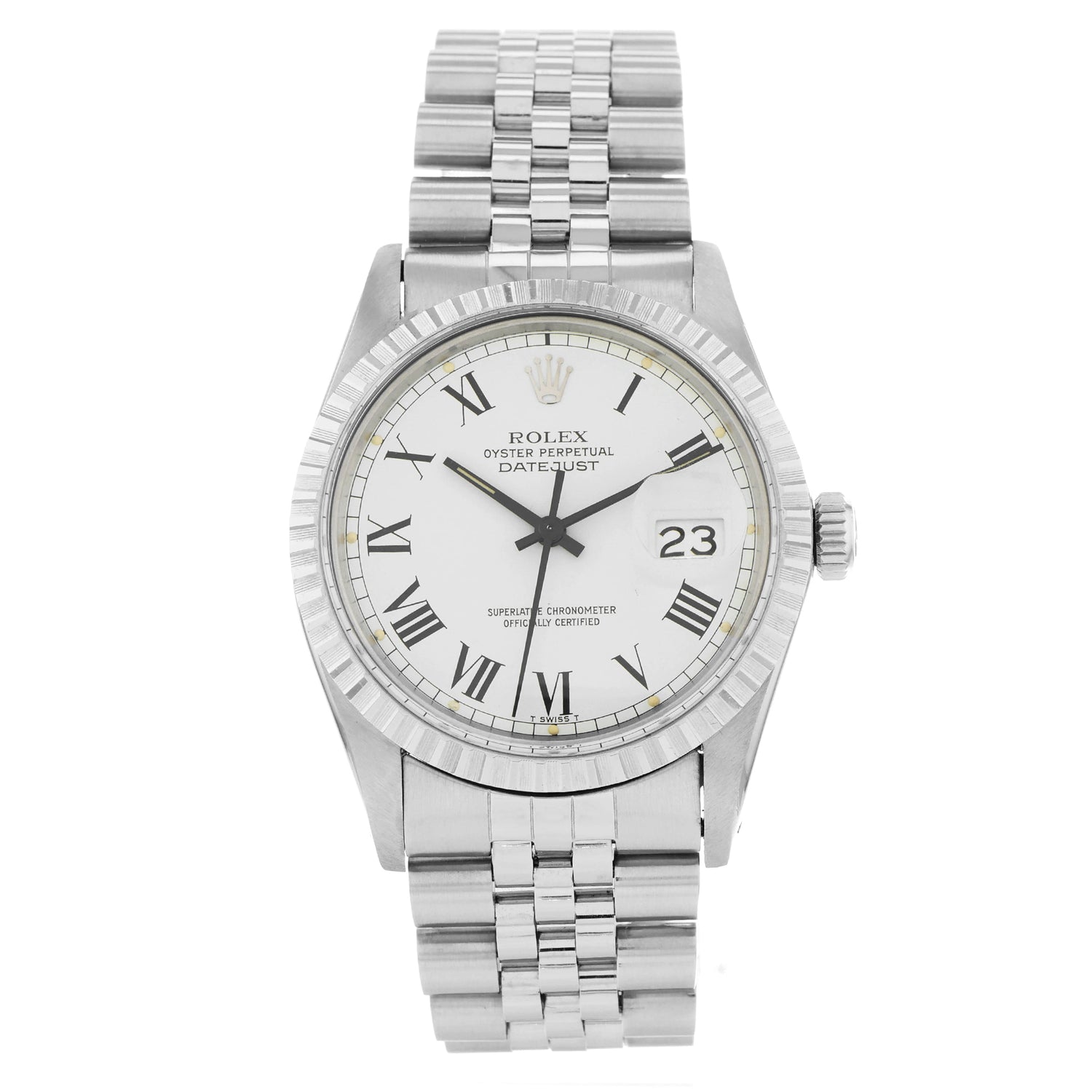 White Buckley Rolex 16030 Men&