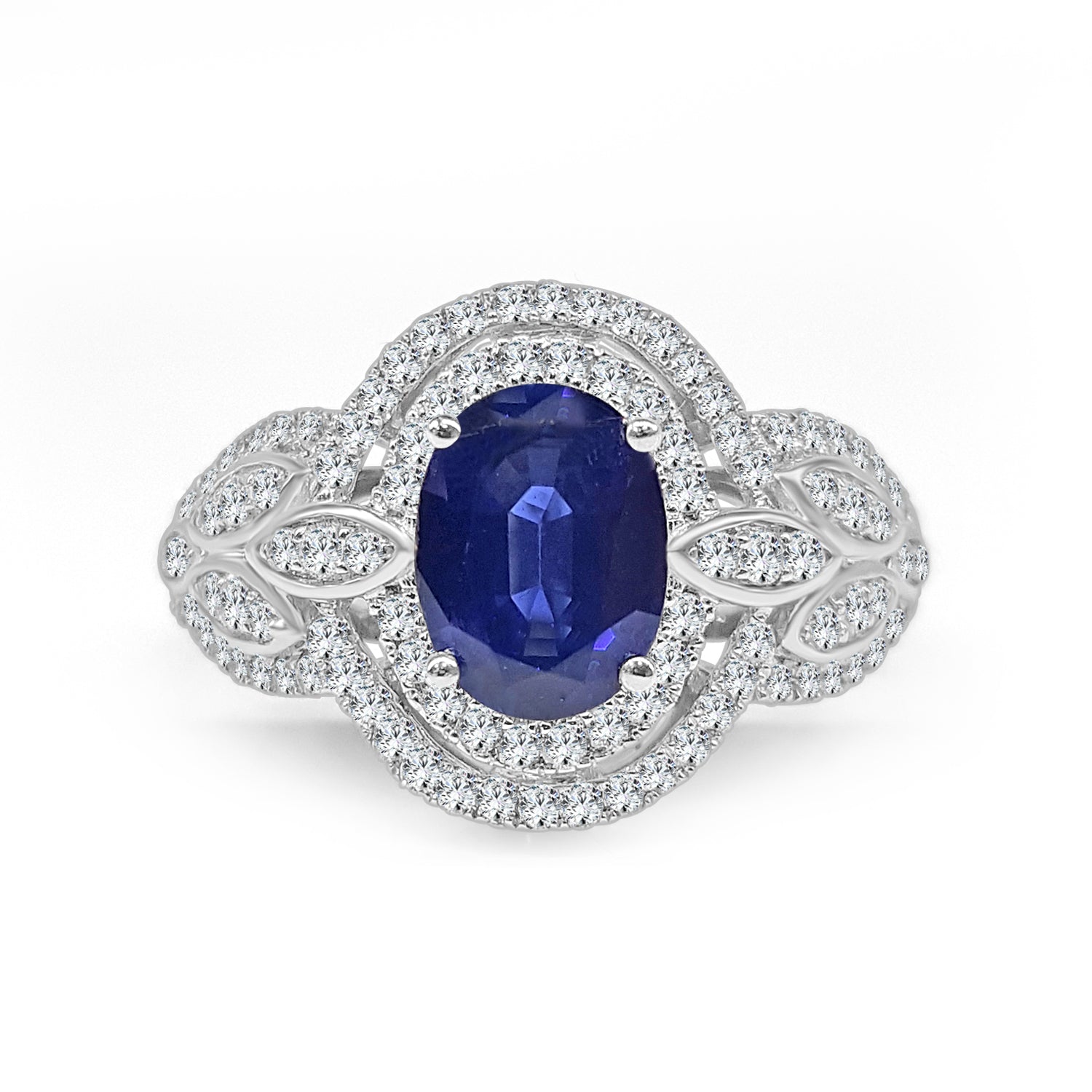 Vintage Estate 14 Karat White Gold Ring