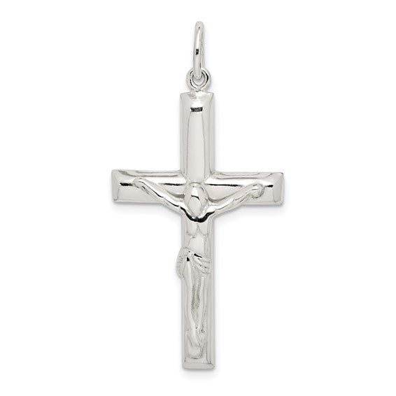 Sterling Silver Crucifix Pendant Necklace