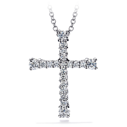 Divine Sparkle: 18 Karat White Gold Necklace with Natural Diamond 0.50 Carat