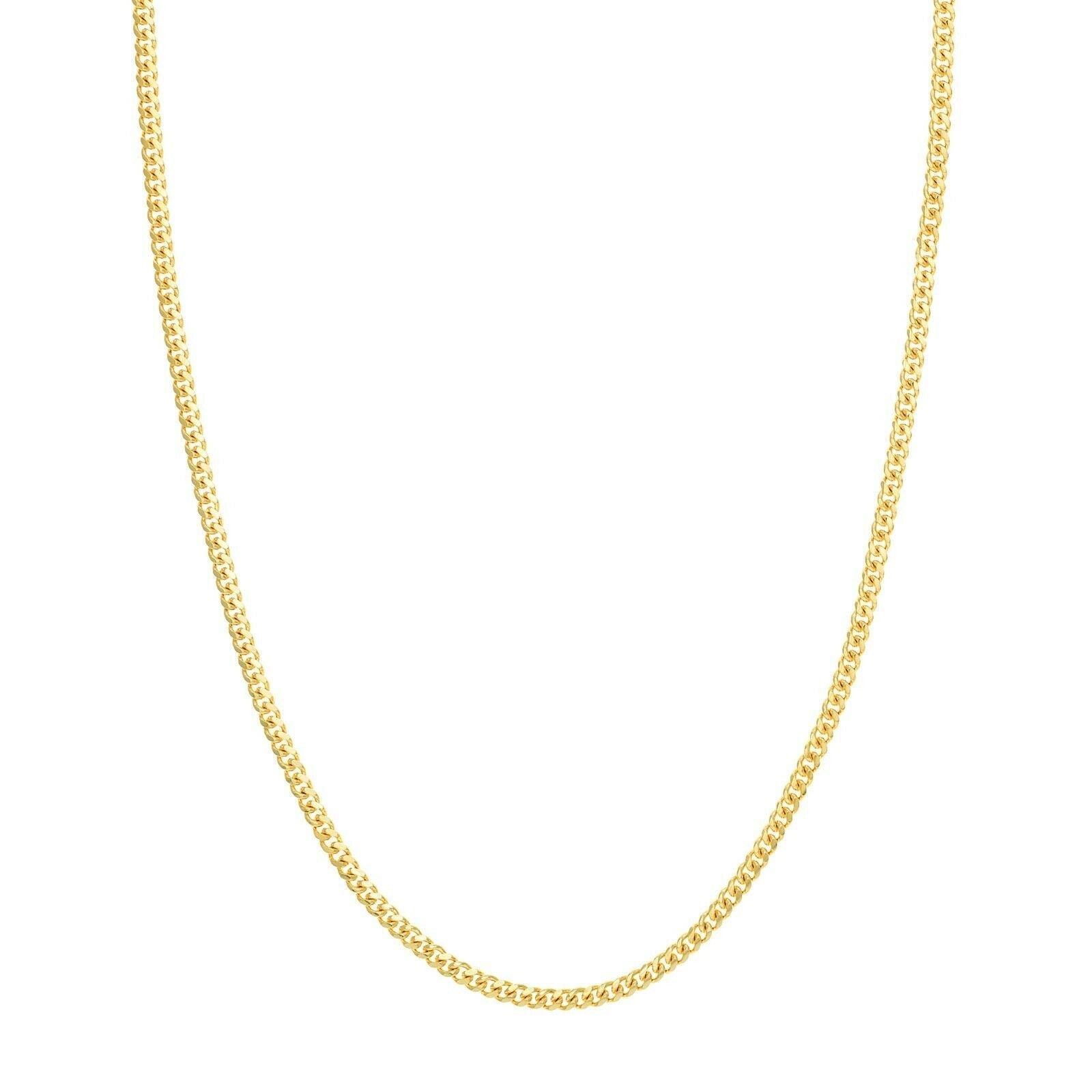 10K Yellow Gold Semi-Solid Miami Cuban Chain