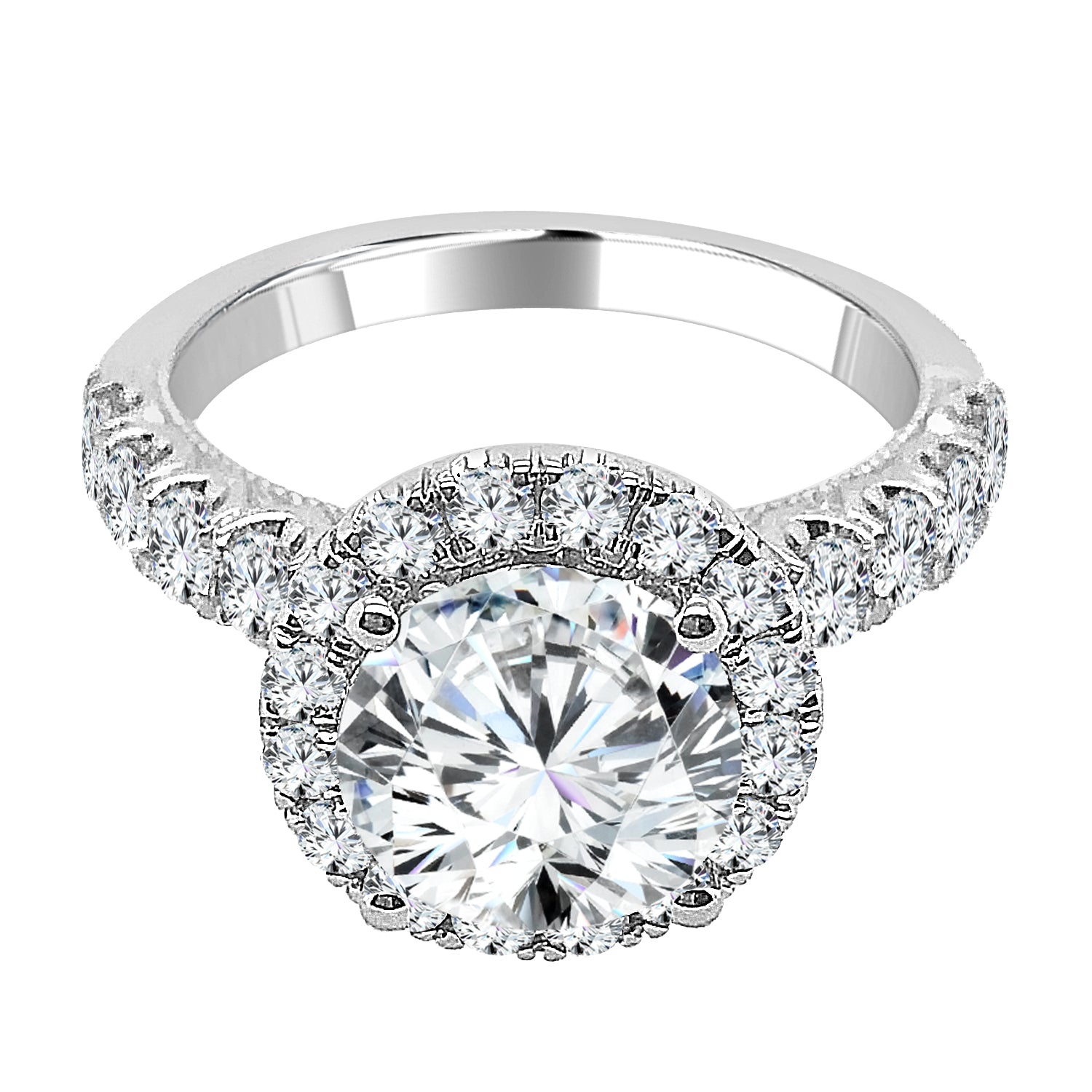 18 Karat White Gold Engagement Mounting: A Sparkling Foundation for Your Forever Love