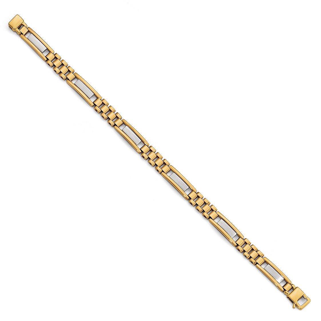 Sure, how about Elegant 14 Karat Two-Tone Bracelet?