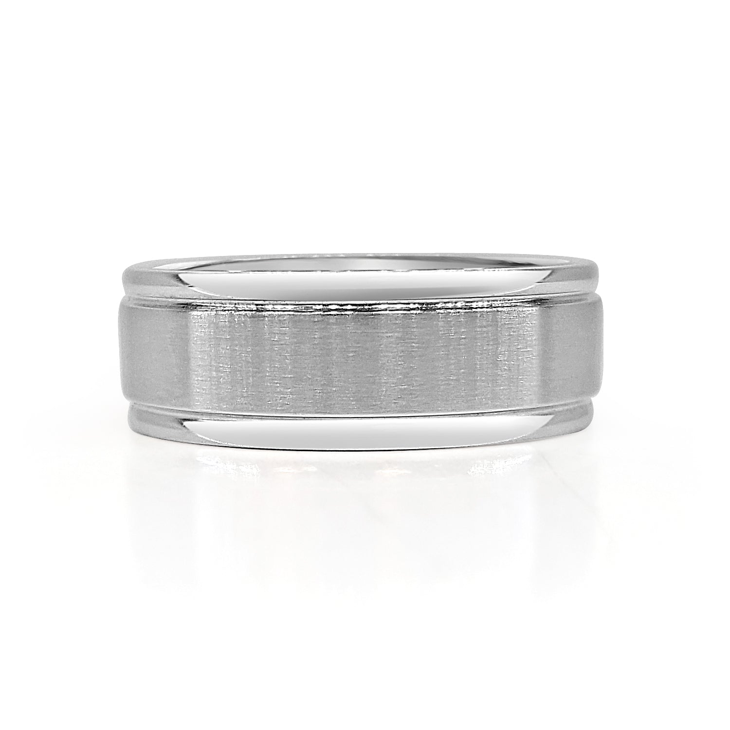 Stylish Stainless Steel Wedding Band
