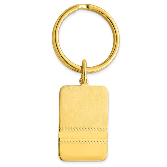 Kelly Waters Satin Gold Plated Men&