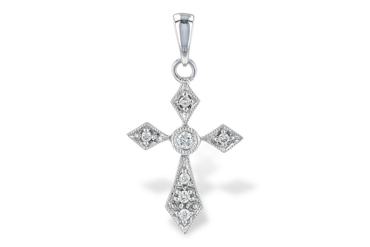 Sure, how about this: Vintage Style 14 Karat White Gold Necklace with 0.06 Carat Natural Diamond