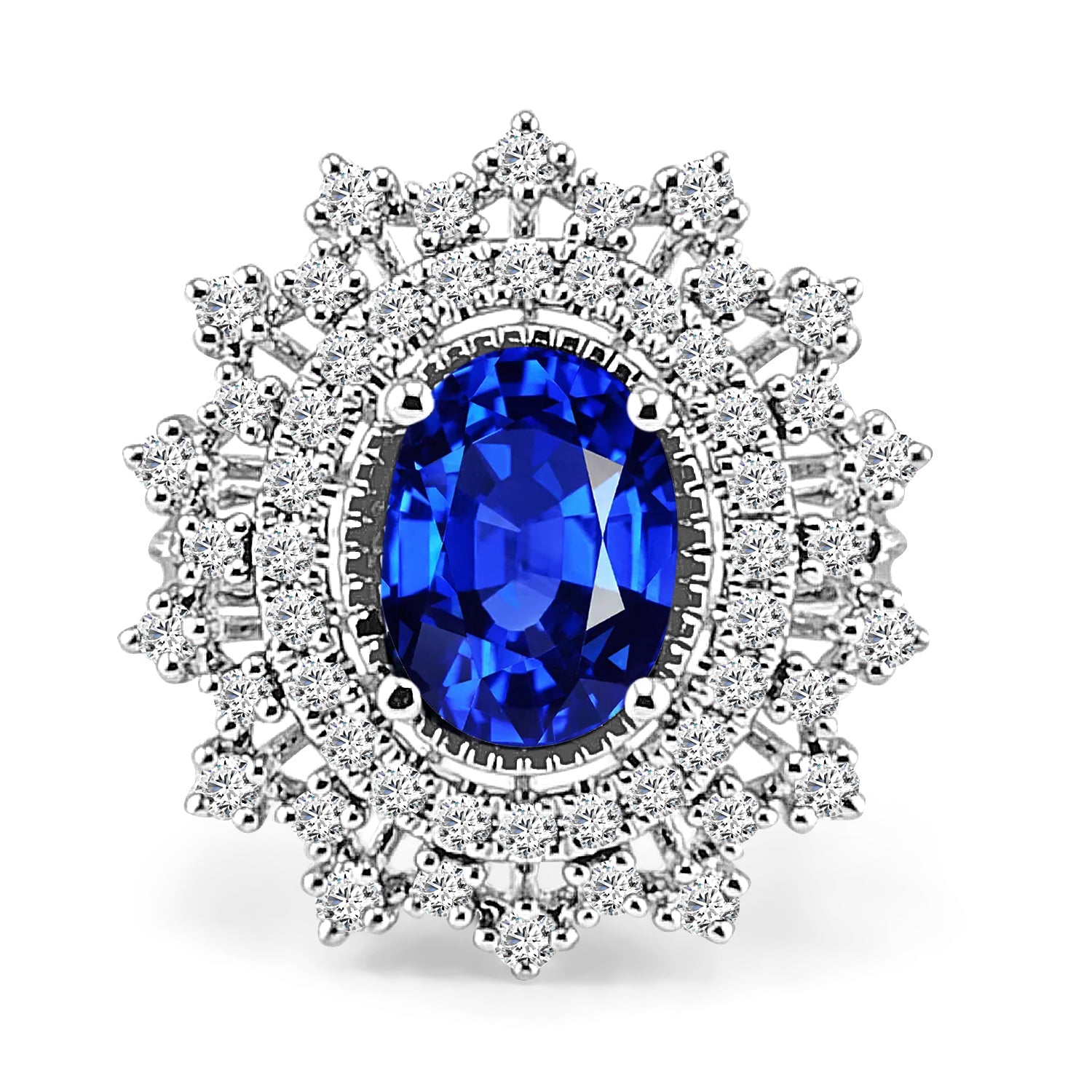 Sure, how about 14k & 18k Platinum Blue Sapphire Ring - 2.00 Carat?