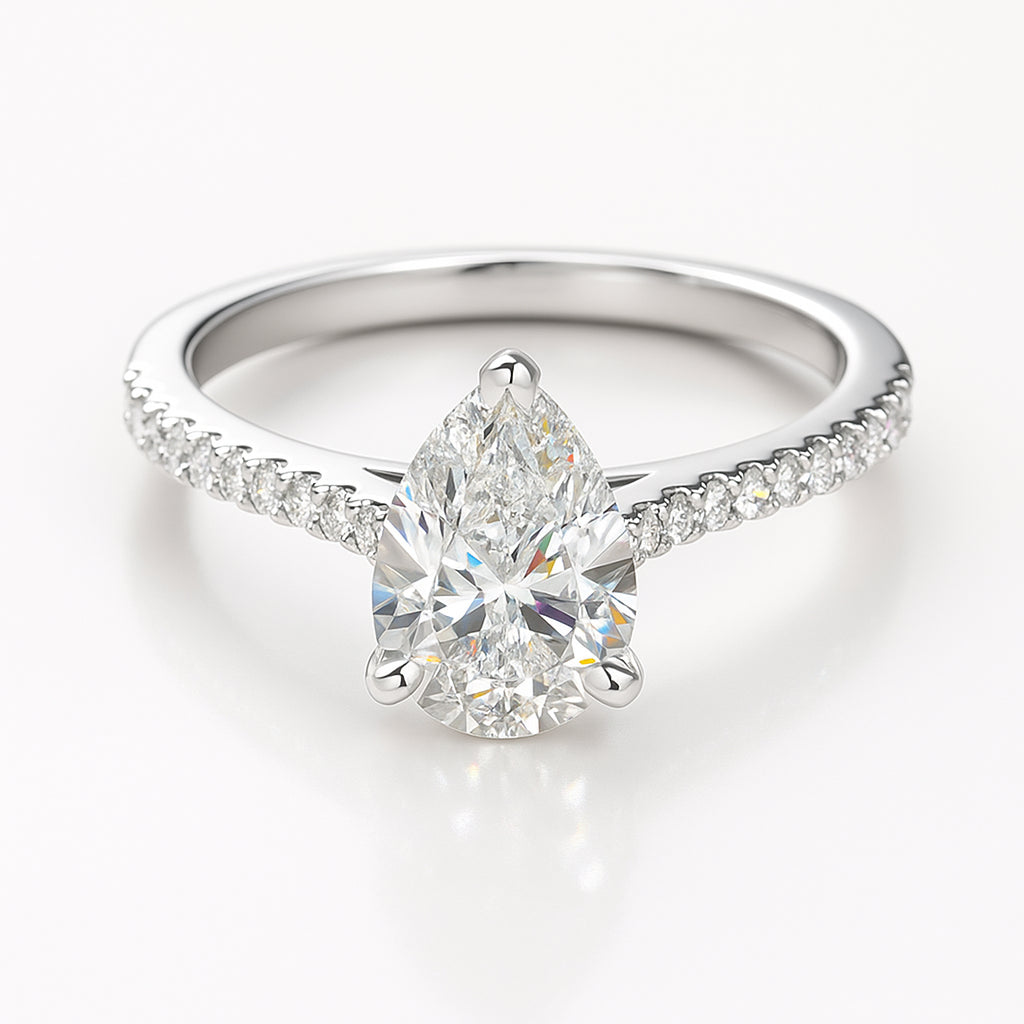 0.28 Carat Natural Diamond Loose Stone Pear Shape