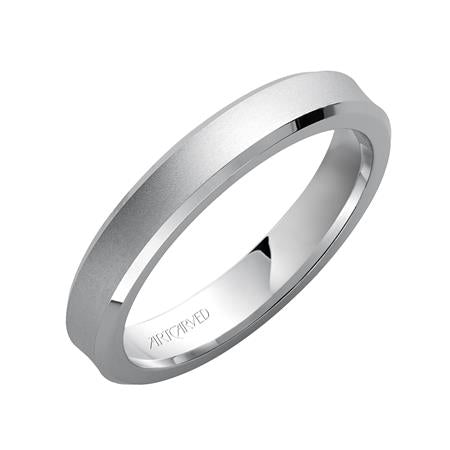 Stunning 14 Karat White Gold Wedding Band