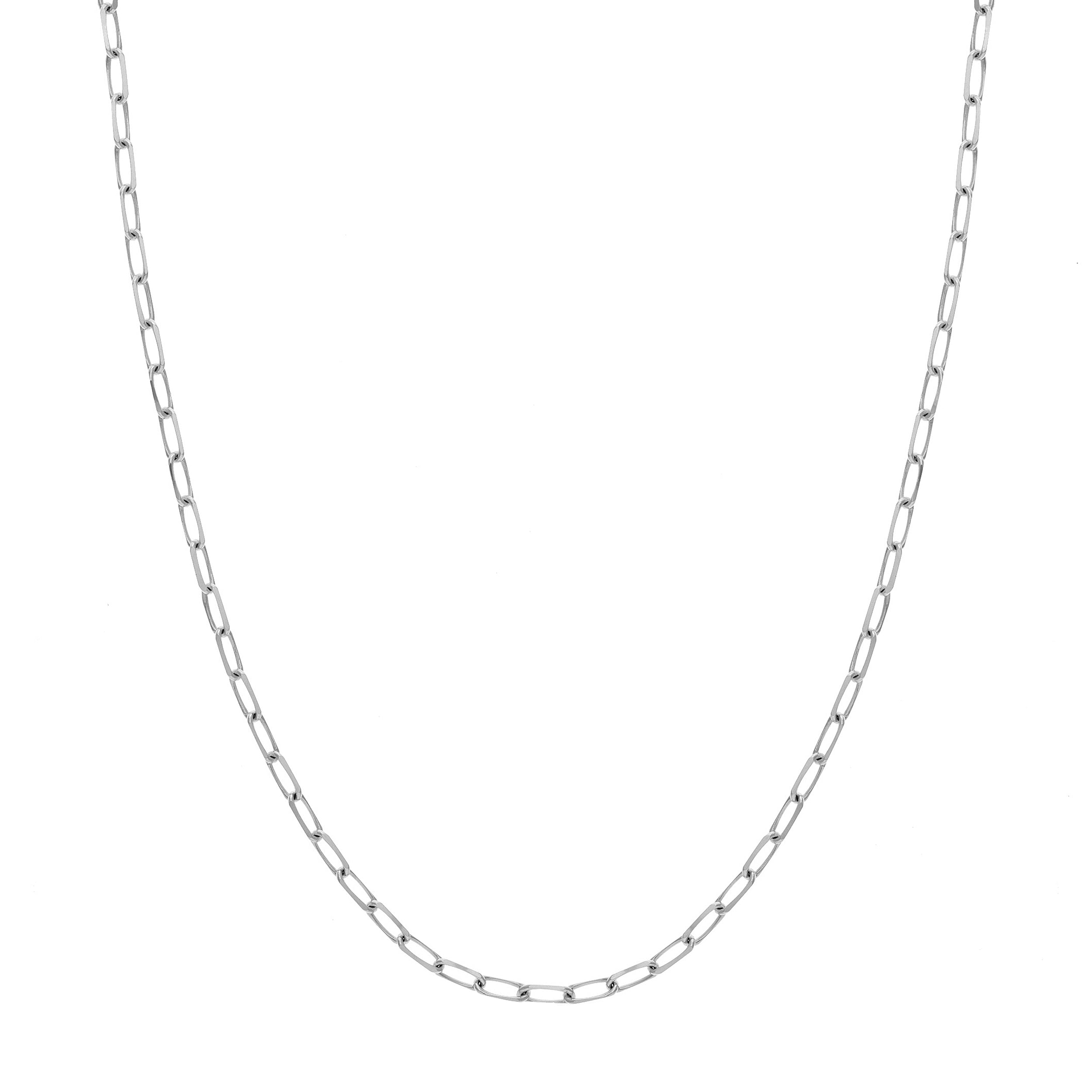 Sterling Silver Paperclip Chain Necklace