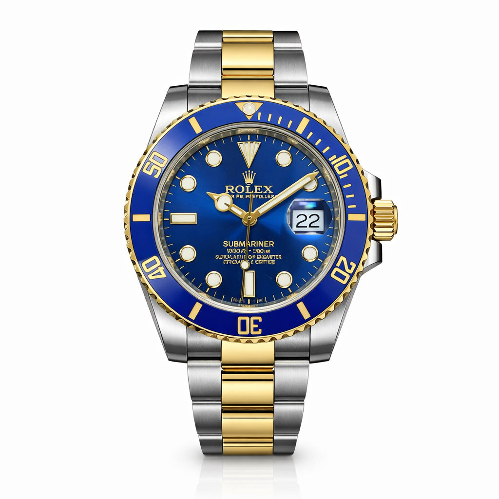 Rolex Submariner 116613LB Two-Tone Blue Dial Dive Watch