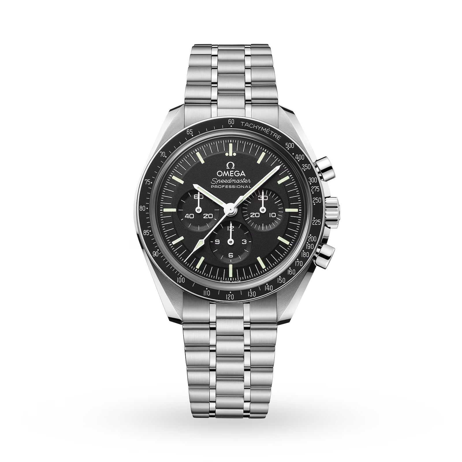 Omega Speedmaster Hesalite Stainless Steel Watch