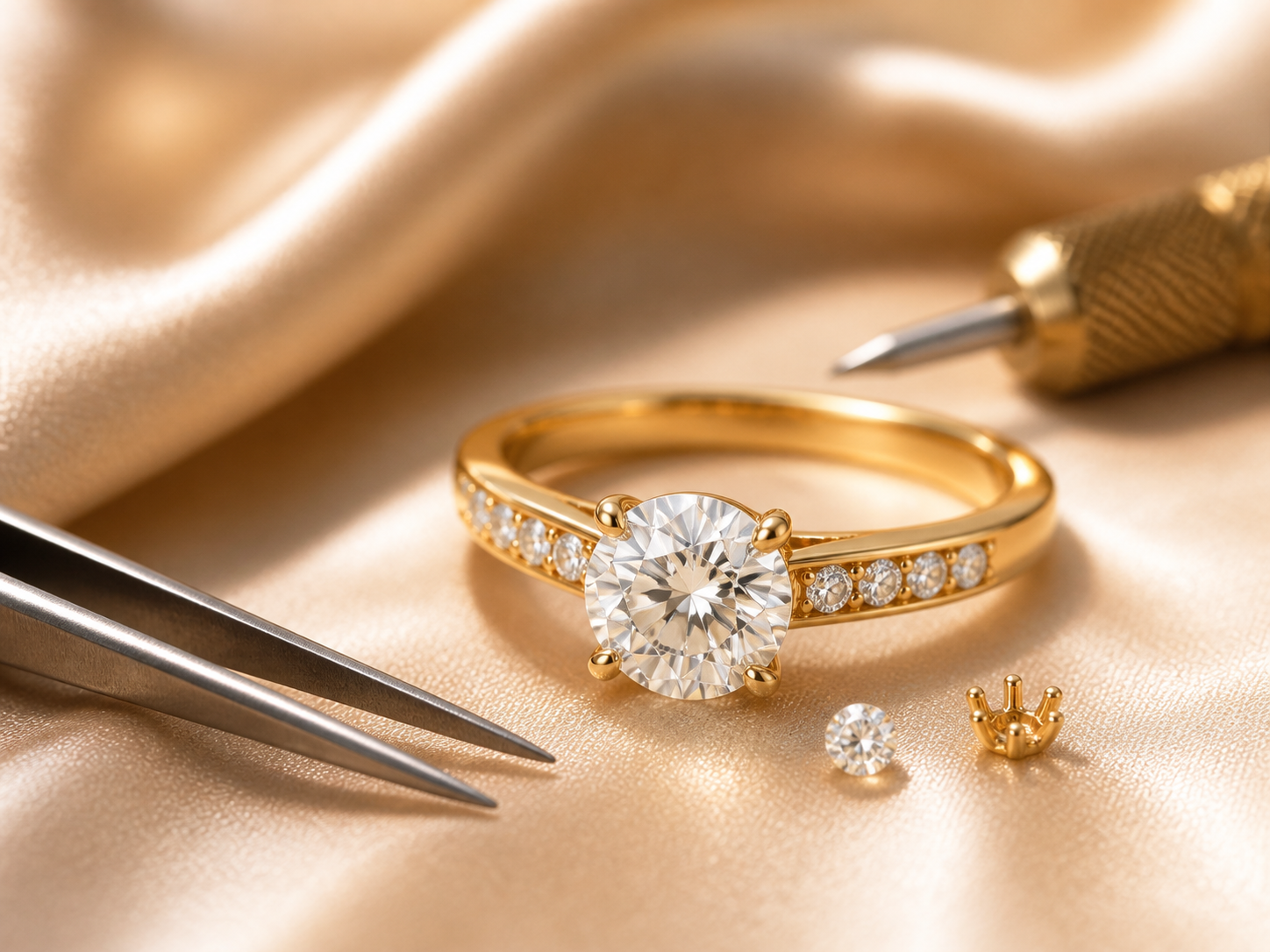 Jewelry repair bench work at A&J Jewelers