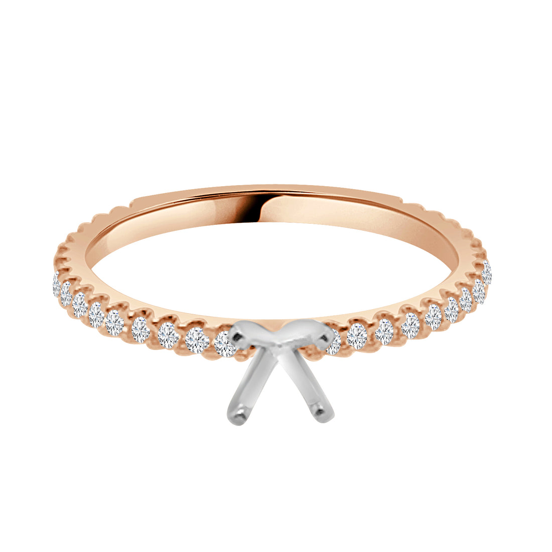 14 Karat Yellow Gold 3/4 Carat Engagement Mounting