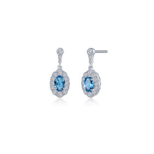 Cloud Essence Earrings: Platinum Coated Sterling Silver with Lassaire 1.43