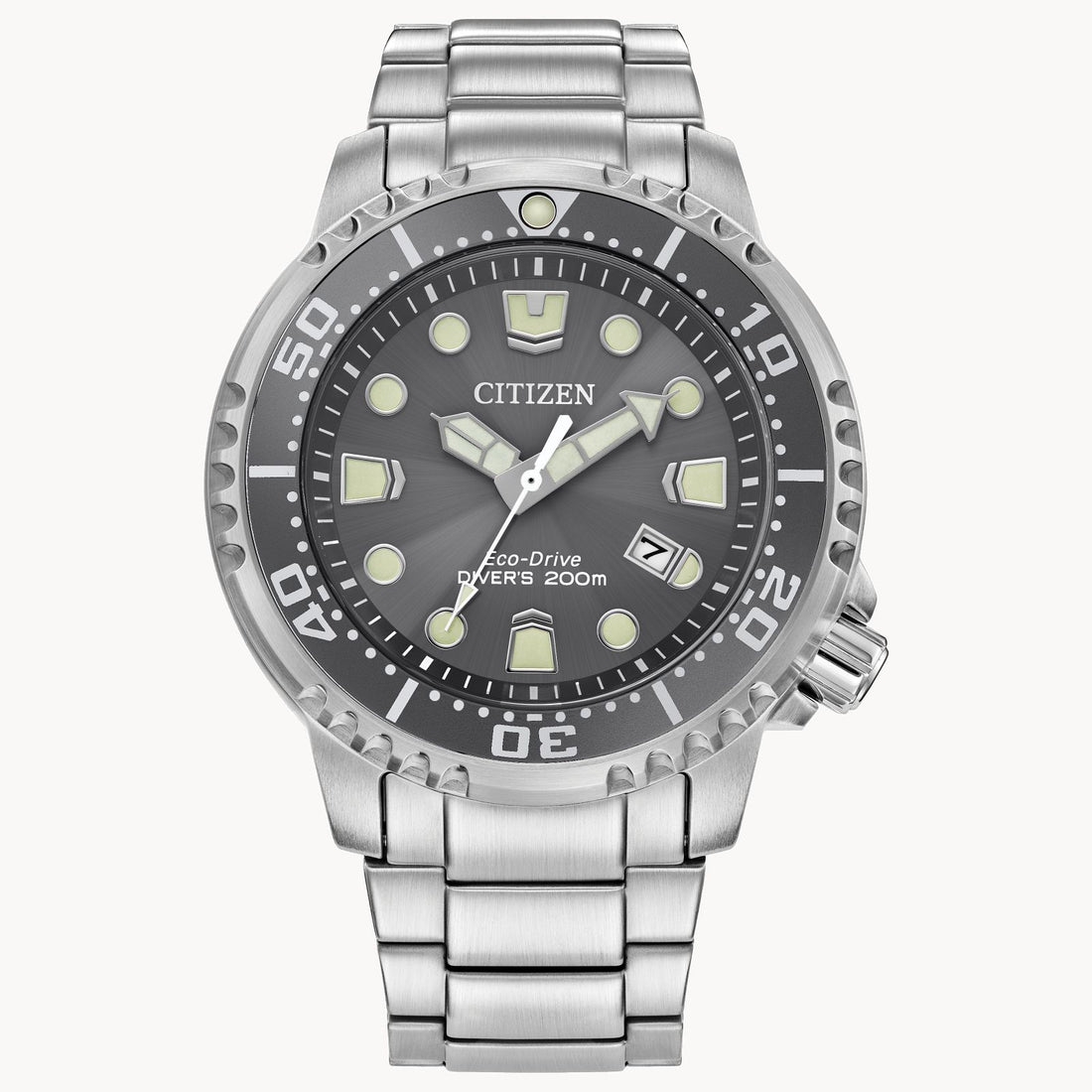 Citizen Promaster Gray Dial Stainless Steel Men&