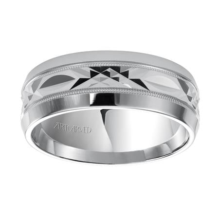 Classic Elegance: 14 Karat White Gold Wedding Band