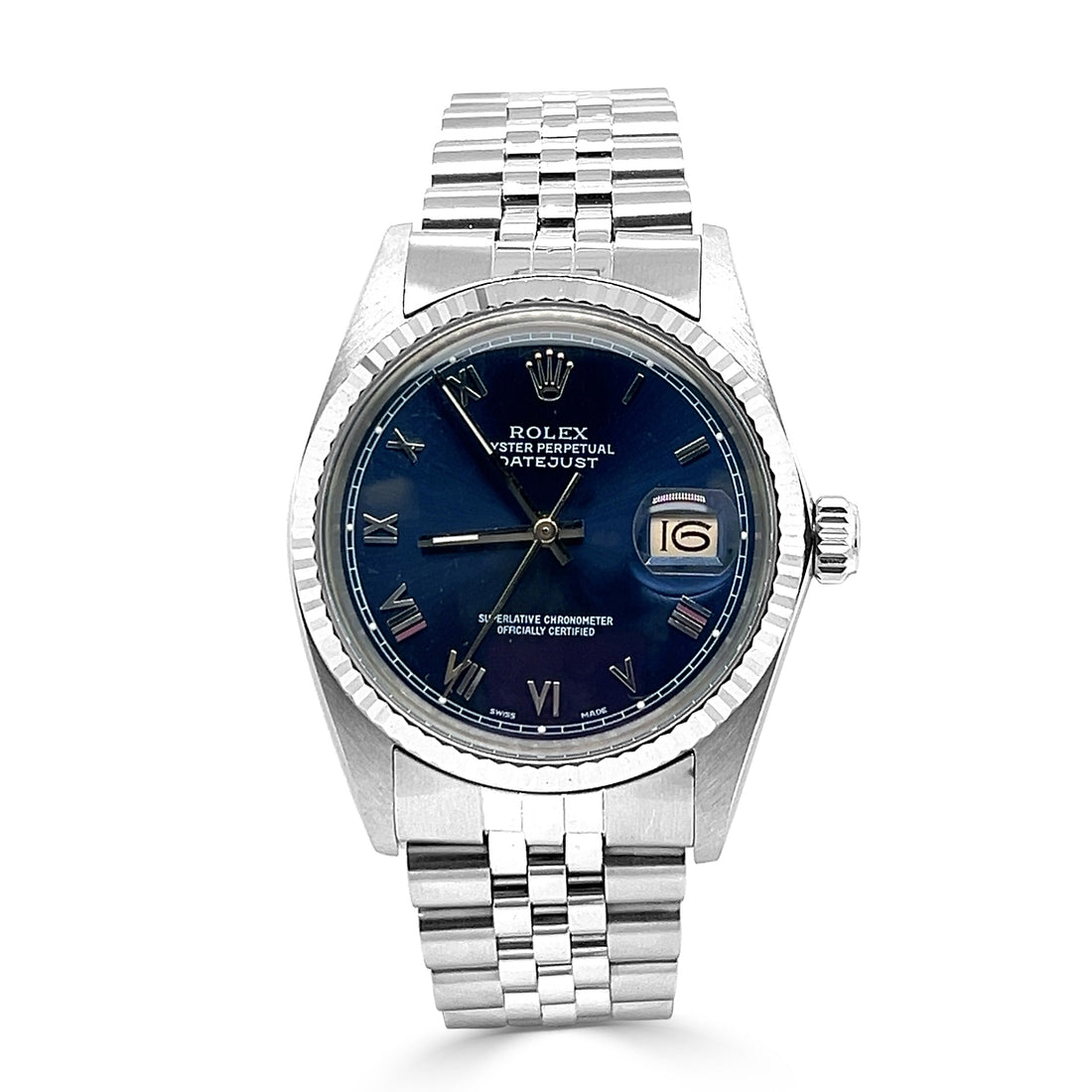 Rolex Blue Roman Luxury Watch