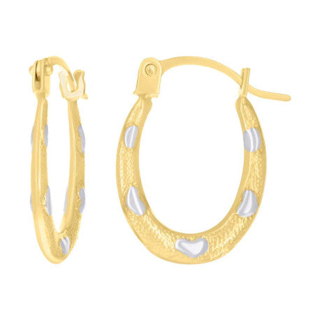 14 Karat Two-Tone Earrings: Stylish Accessories for Every Occasion