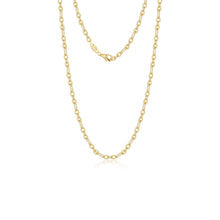 Charlotte Chain: Gold Plated Sterling Silver Necklace