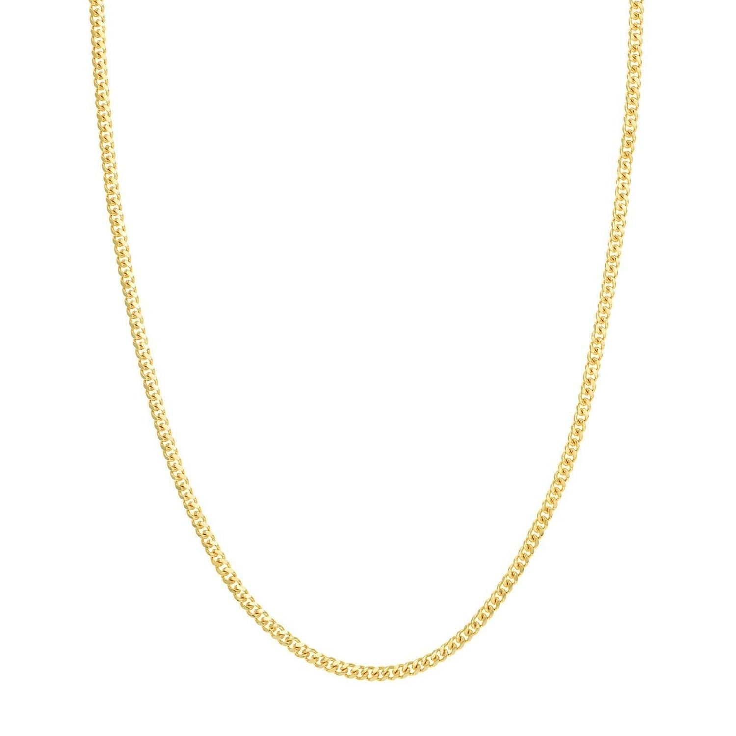 10 Karat Yellow Gold Semi-Solid Miami Cuban Chain