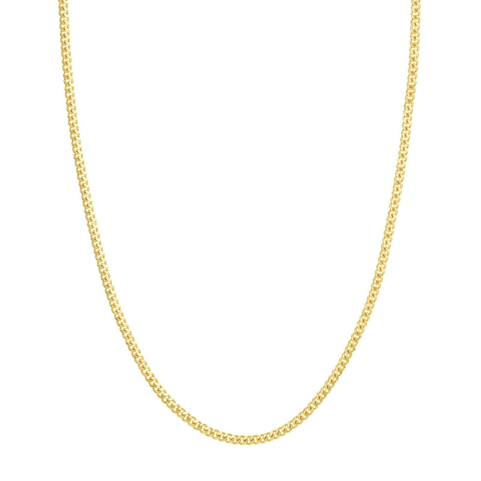 10 Karat Yellow Gold Semi-Solid Miami Cuban Chain