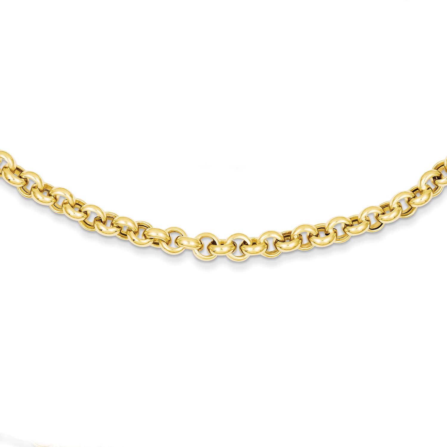 Diamond Cut 14 Karat Yellow Gold Chain