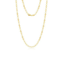 Lola Disc Gold Plated Sterling Silver Chain Necklace