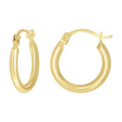 14 Karat Yellow Gold High Polish Earrings