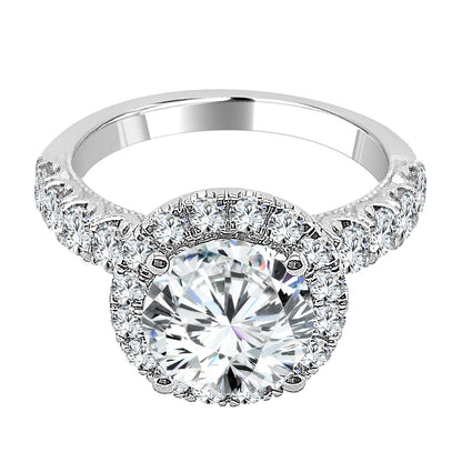 18K White Gold Engagement Mounting: Timeless Elegance for Your Special Moment