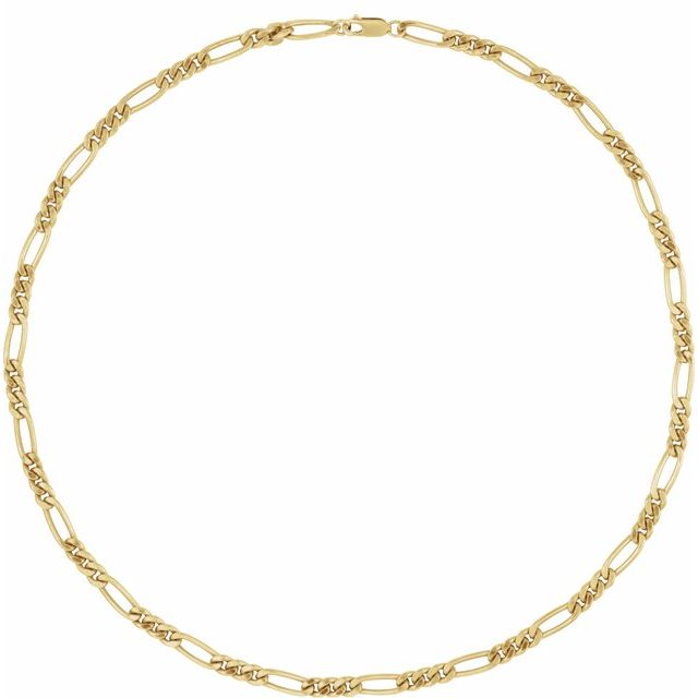 Gold-Plated Sterling Silver Chain Necklace