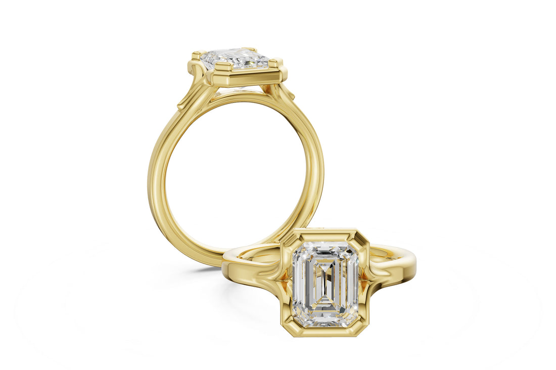 14 Karat Yellow Gold Engagement Mounting: Timeless Elegance