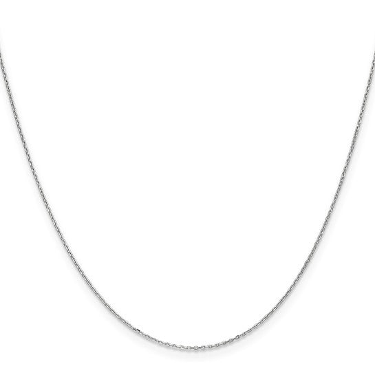 10 Karat White Gold Chain Necklace