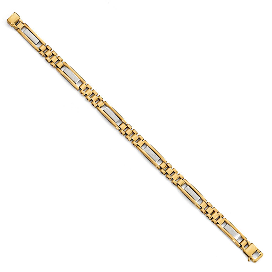 Sure, how about Elegant 14 Karat Two-Tone Bracelet?