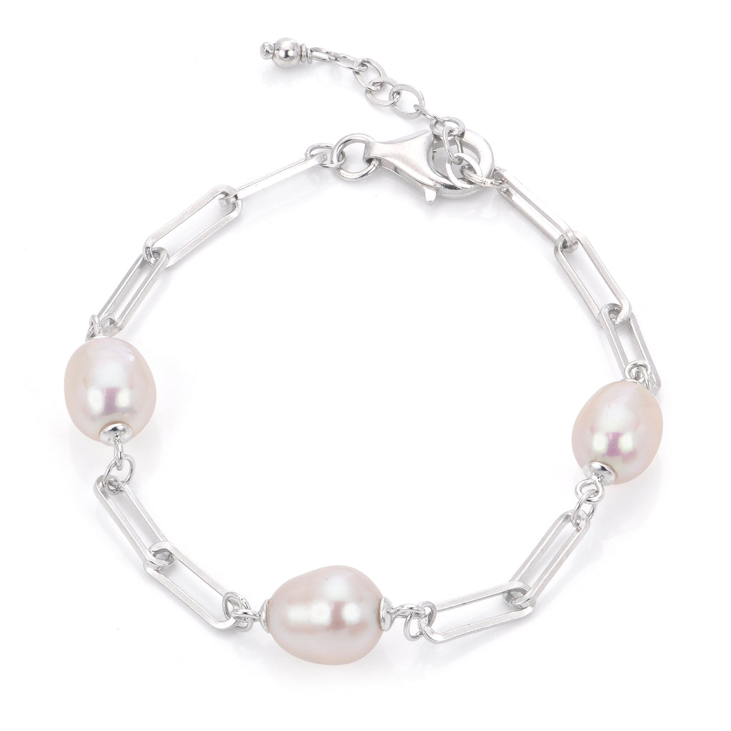 Sterling Silver Pearl Bracelet: Elegant and Timeless
