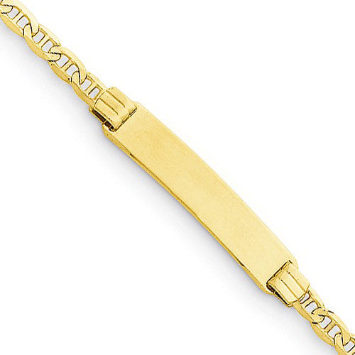 Baby ID 10 Karat Yellow Gold Bracelet