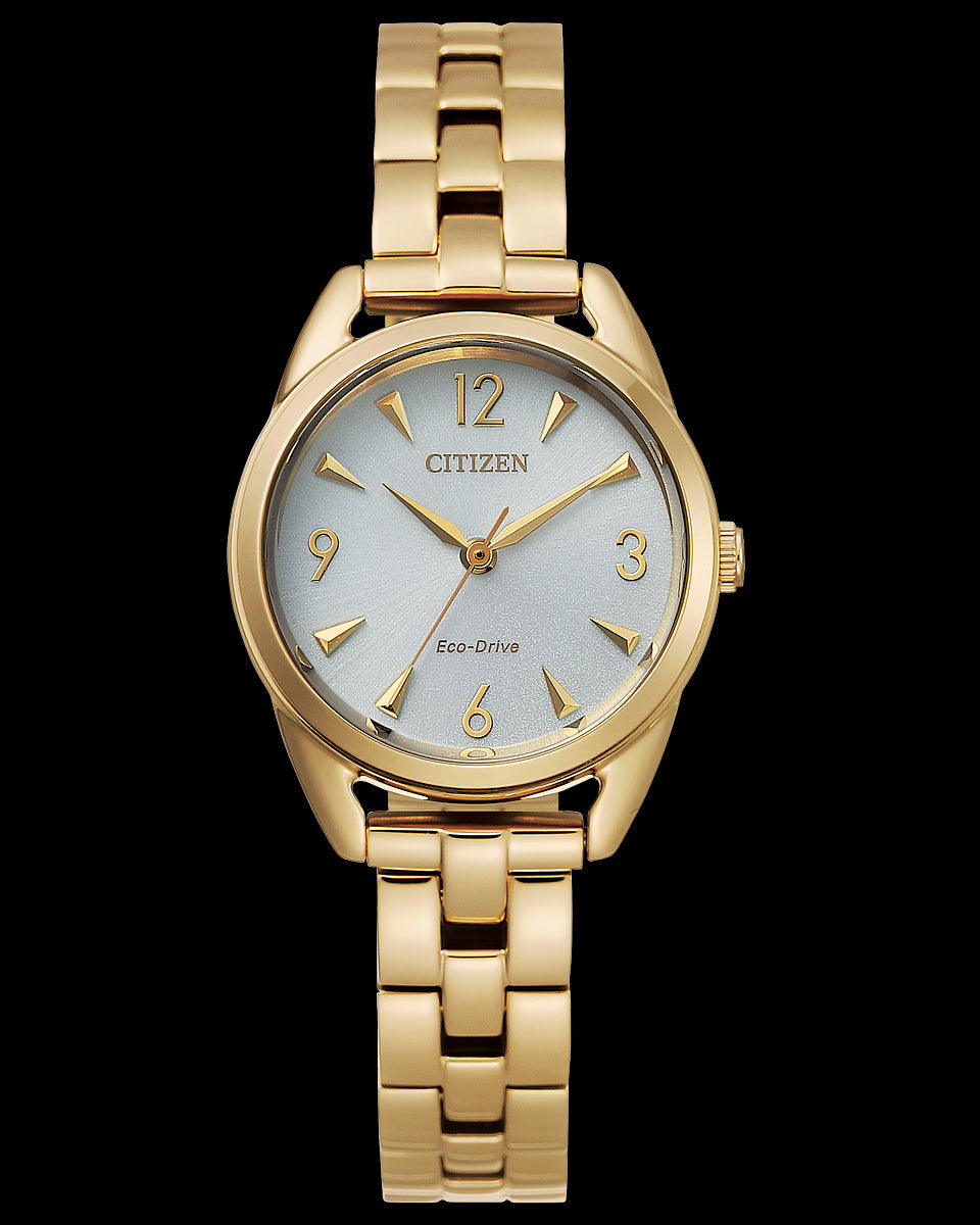 Citizen Ladies Stainless Steel Watch with White Dial