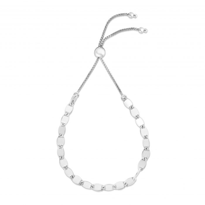 Marina Link Sterling Silver Bracelet: Elegant and Timeless Jewelry Piece