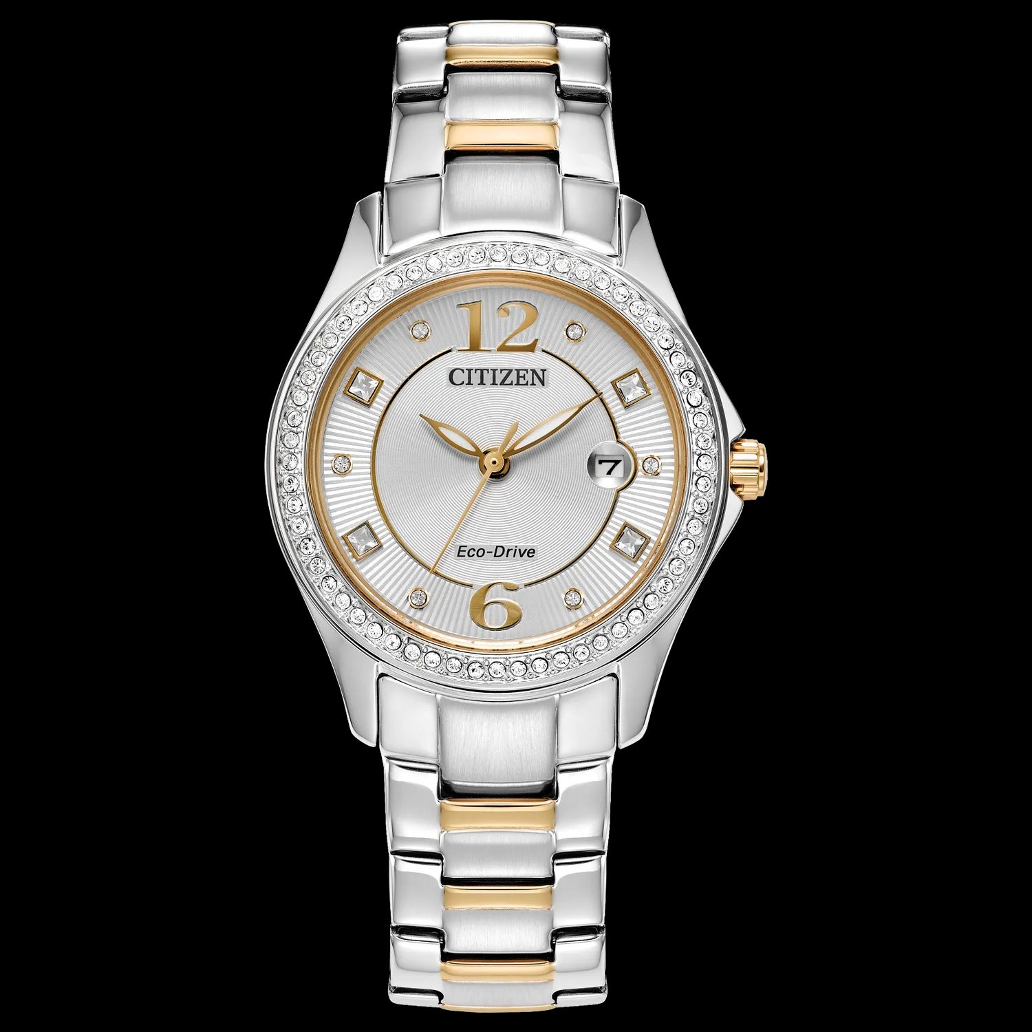 Sure! How about Sparkling Crystal Ladies Stainless Steel Watch?