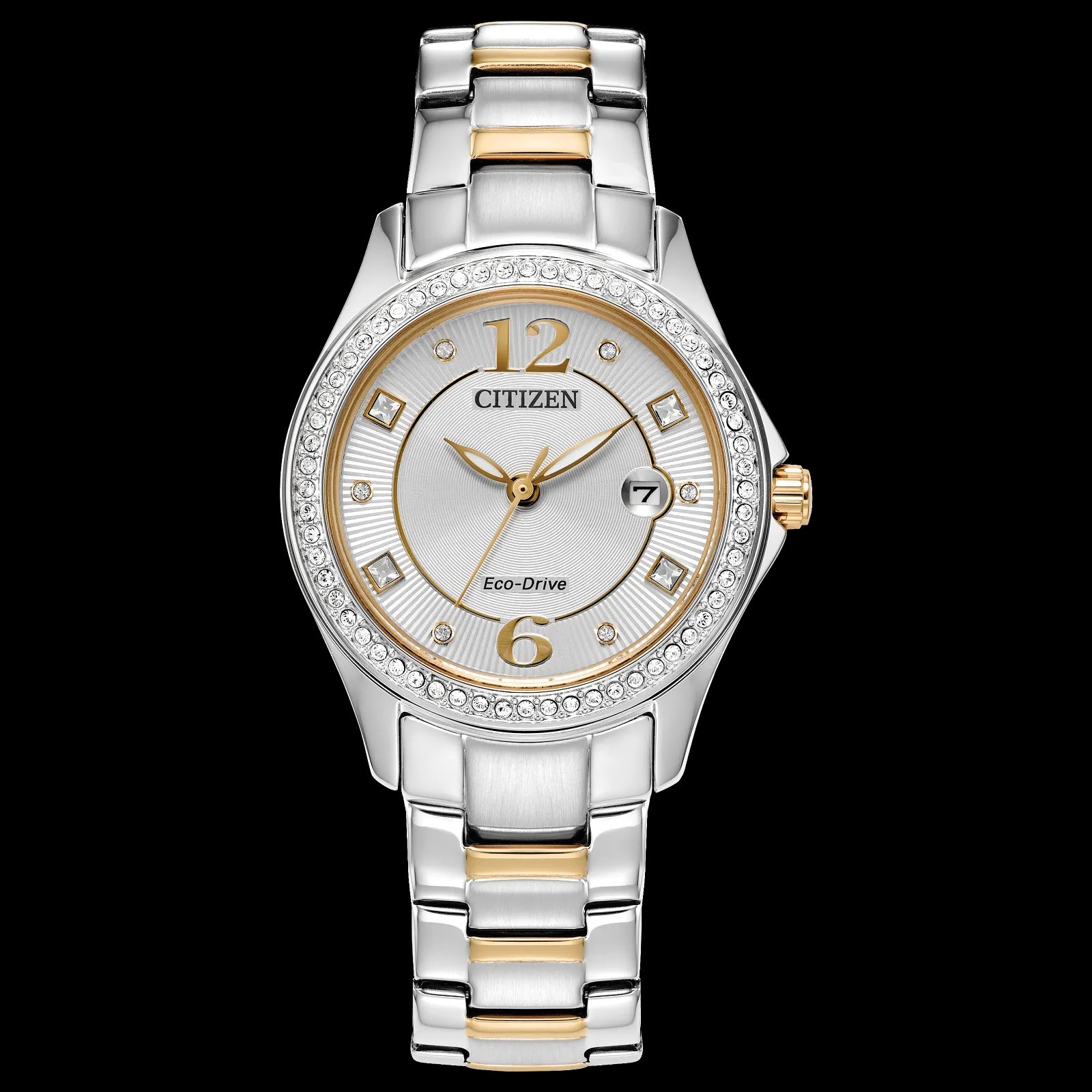 Sure! How about Sparkling Crystal Ladies Stainless Steel Watch?