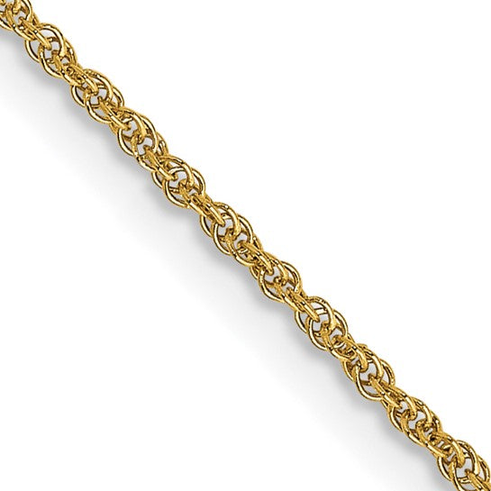 Baby Rope Chain - 14 Karat Yellow Gold Necklace