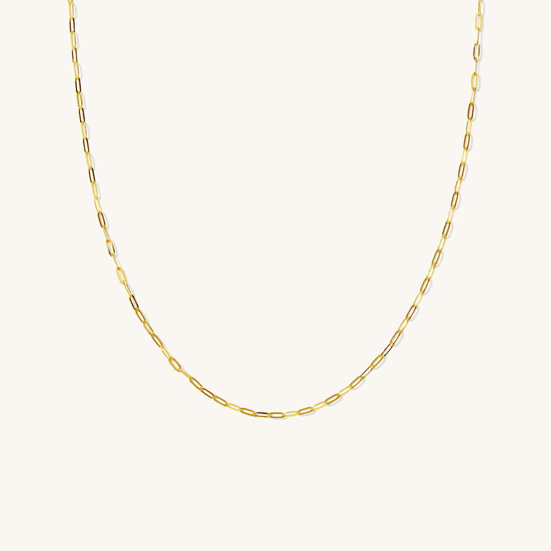 10K Yellow Gold Chain Necklace