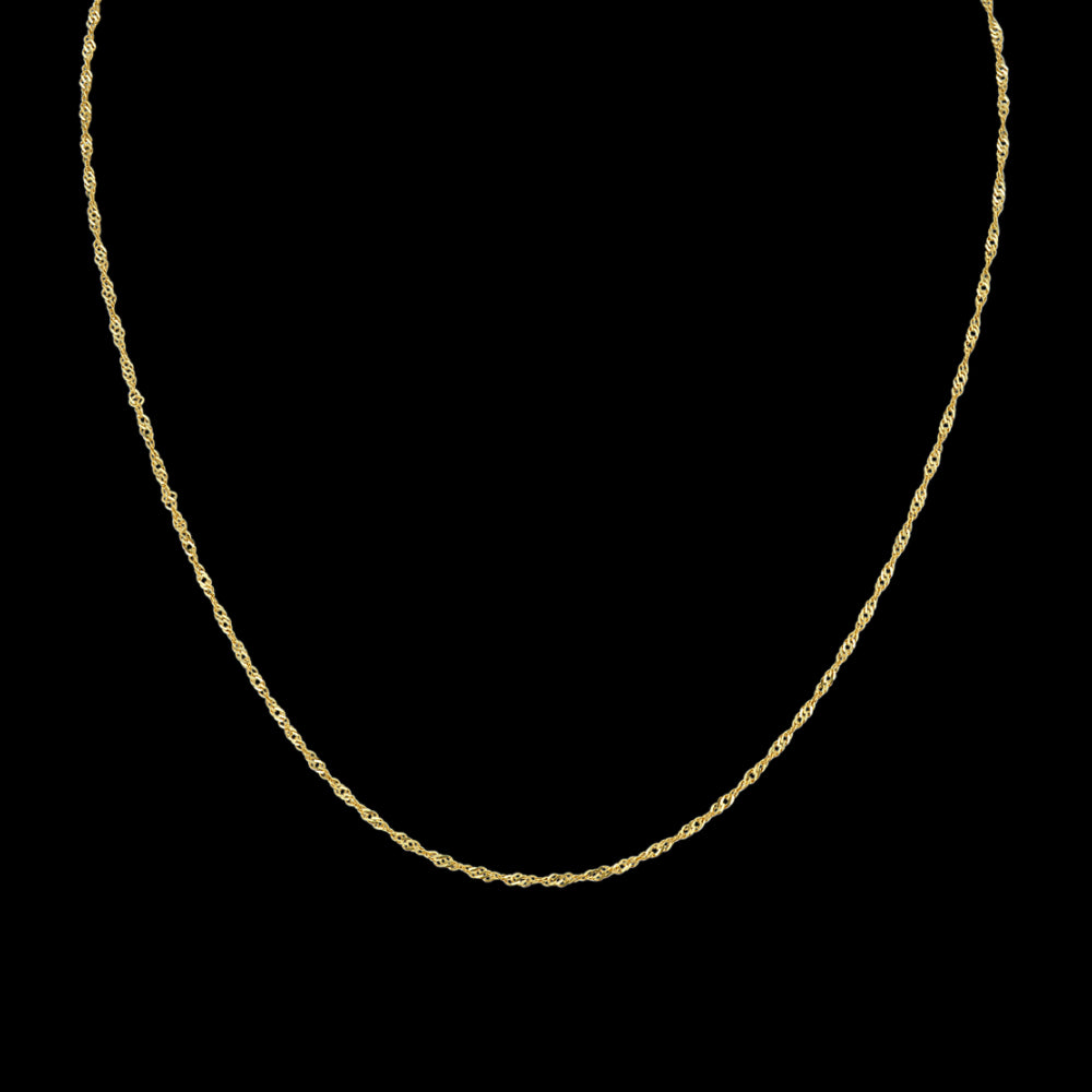 Stunning 14 Karat Yellow Gold Chain Necklace