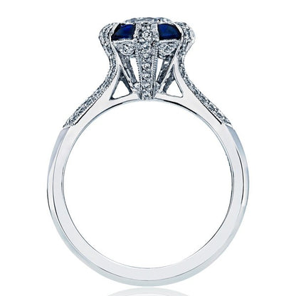 18 Karat White Gold Engagement Mounting