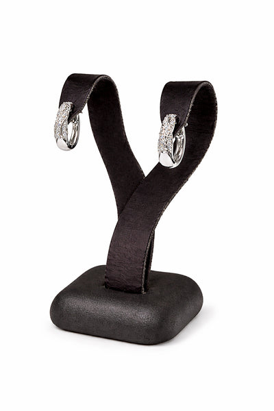 10 Karat White Gold Natural Diamond Round Shape Earrings - 0.25 ct