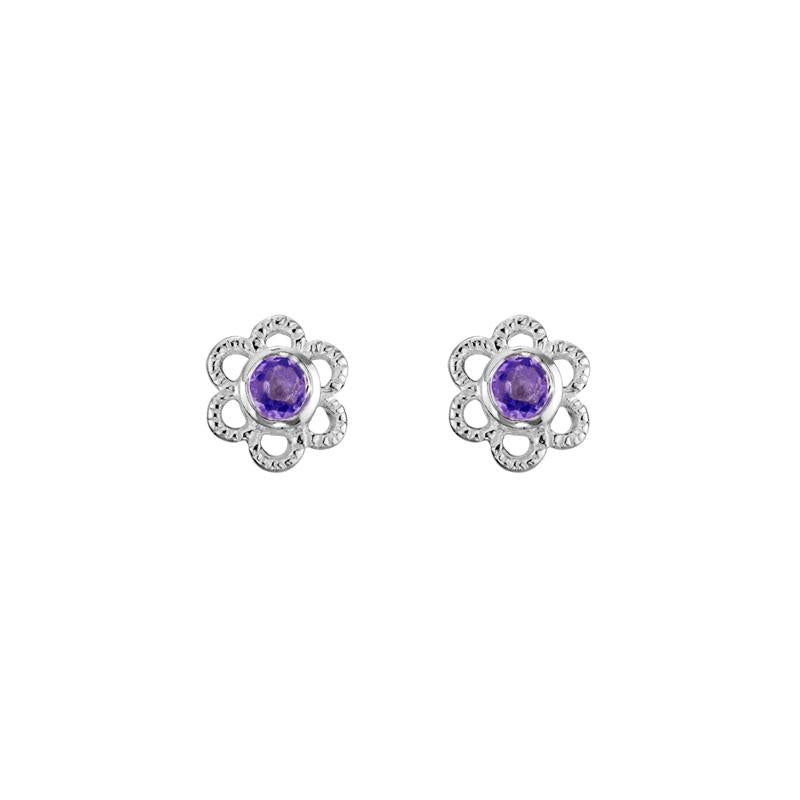 Amethyst Sterling Silver Child&