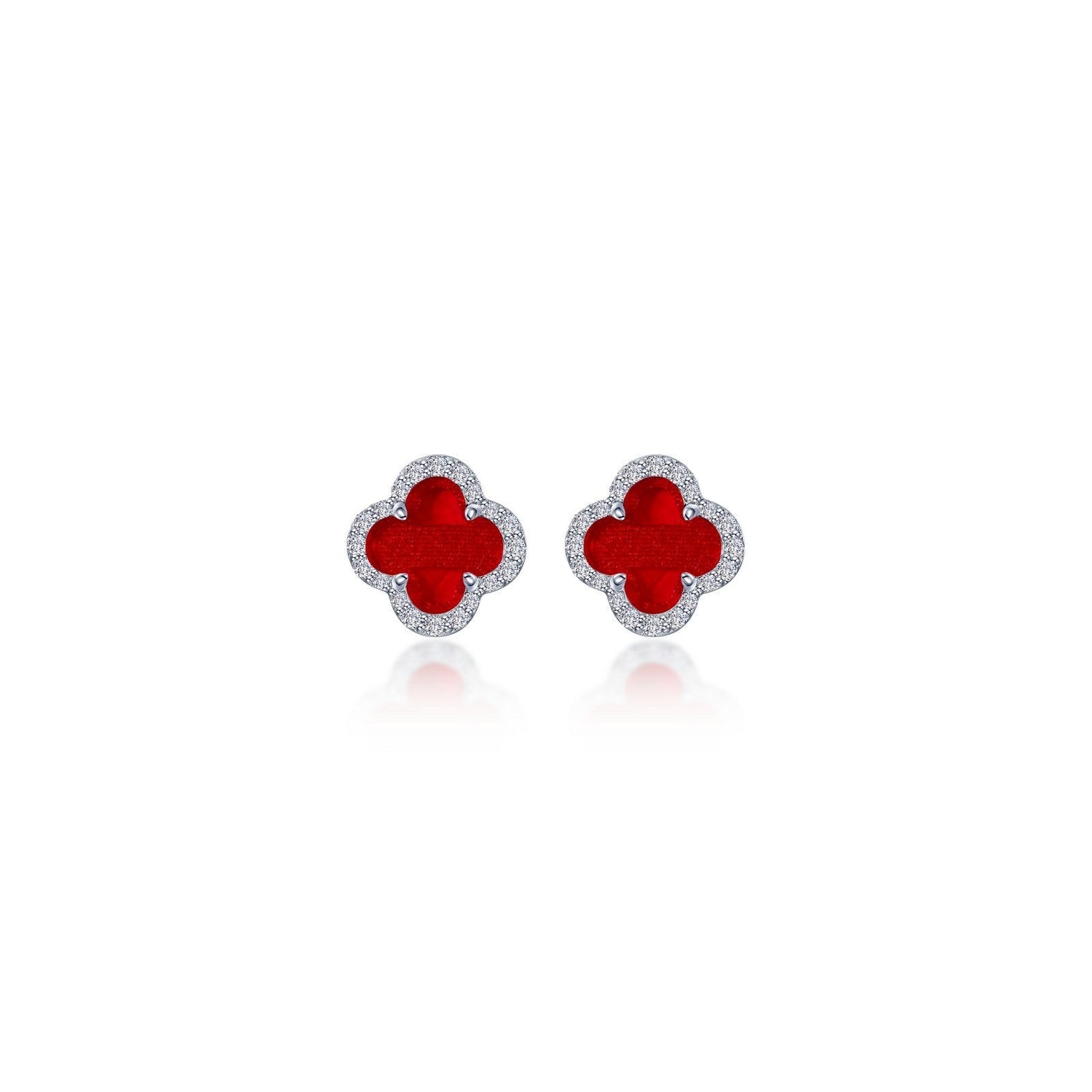 Lassaire Sterling Silver Earrings featuring Sim Red Agate