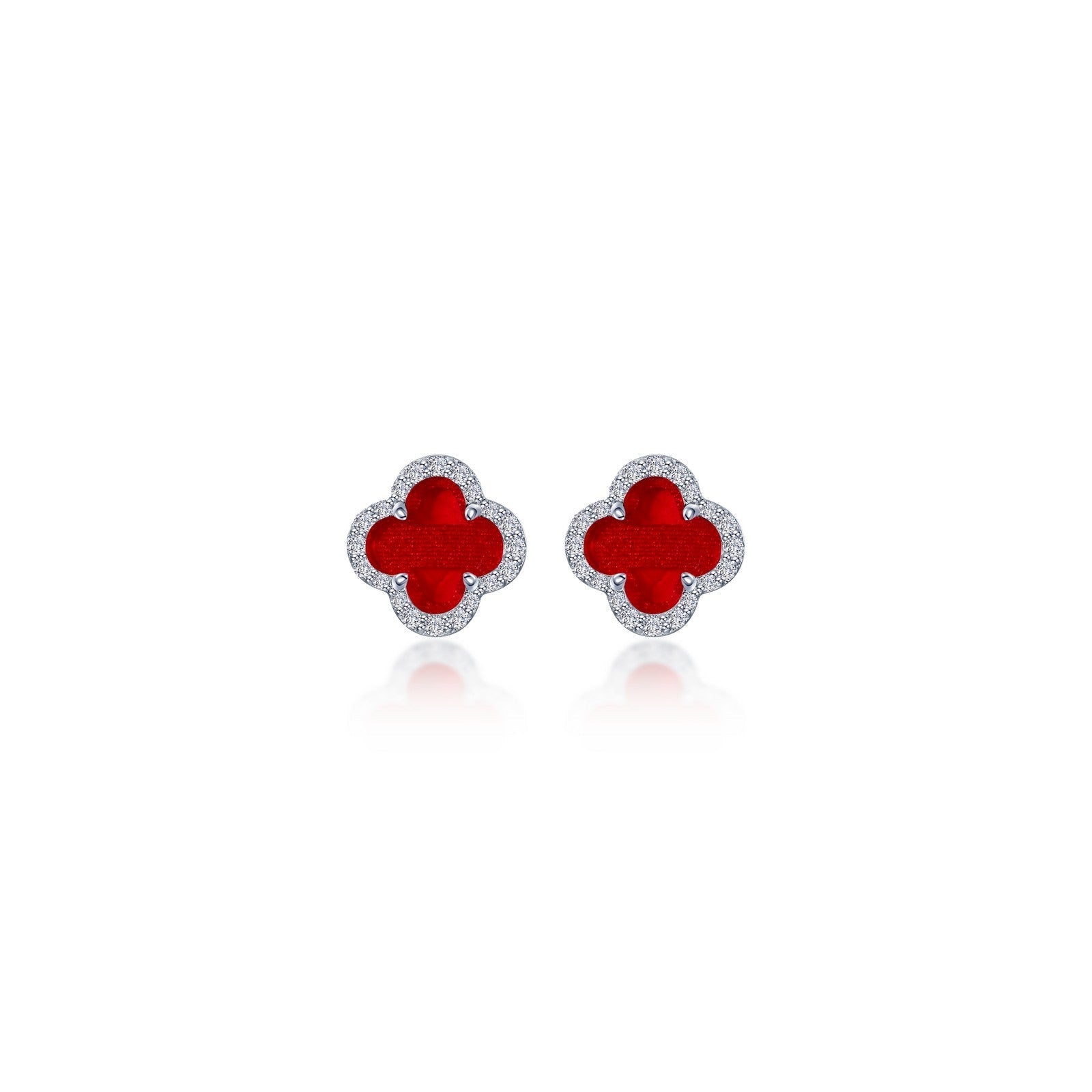 Lassaire Sterling Silver Earrings featuring Sim Red Agate