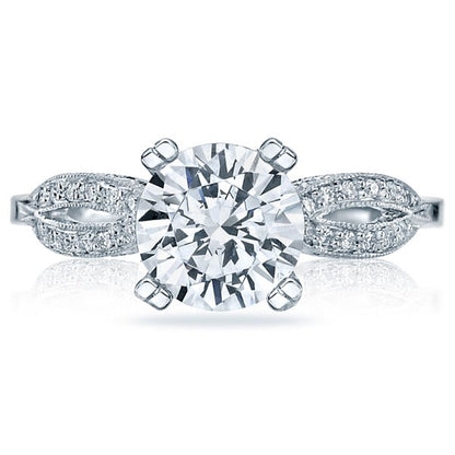 Milgrain Platinum Engagement Mounting: The Perfect Setting for Eternal Love